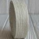Лента мешковина леска (однотонная), 2,5 см, айвори, рулон 10 м