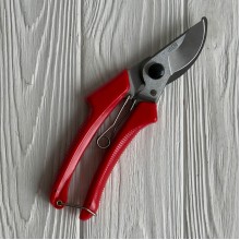 Секатор (T00587), 20 см, красный, шт.