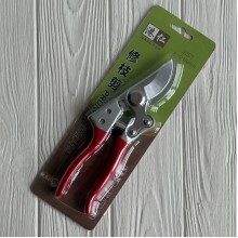 Секатор (T00585), 21,5 см, красный, шт.