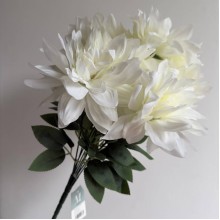 Букет георгины (С30695), 45 см, белый, шт.