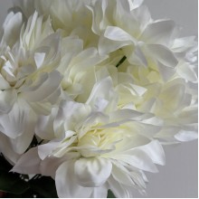 Букет георгины (С30695), 45 см, белый, шт.