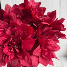 Букет георгины (С30695), 45 см, красный, шт.