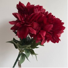 Букет георгины (С30695), 45 см, красный, шт.