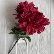 Букет георгины (С30695), 45 см, красный, шт.