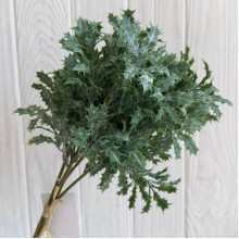 Букет остролиста (С30661), 32 см, зеленый, букет з 5 шт.