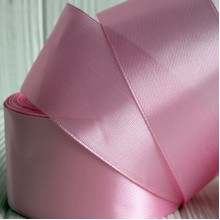 Атлас 4 см, розово-лиловый, рулон 33 м