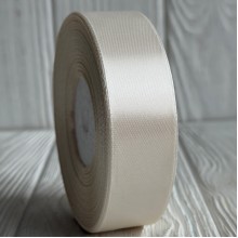 Атлас 2,5 см, льняной, рулон 33 м