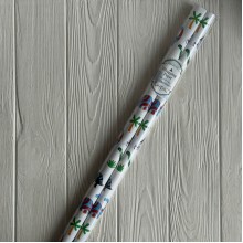 Подарочная бумага, 70х100 см, белая с динозаврами, упаковка 2 шт.