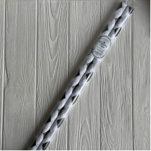 Подарочная бумага, 70х100 см, белая в серо-черный ромб, упаковка 2 шт.