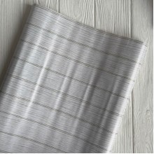 Подарочная бумага, 70х100 см, серая полоска, упаковка 2 шт.