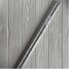 Подарочная бумага, 70х100 см, серая полоска, упаковка 2 шт.