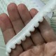 Тесьма помпончики, 0,5х0,8 см, белый, рулон 23 м