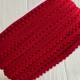 Тесьма помпончики, 0,5х0,8 см, красный, рулон 23 м