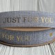 Лента мешковина Just for you (D30338), 2,5 см, серо-голубая, рулон 9 м