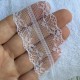 Кружево органзовое (нестрейчевое) (D30003), 4 см, айвори, рулон 274 м 