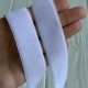 Велюровая лента, 2,5 см, белая, рулон 9 м