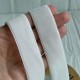 Велюровая лента, 2,5 см, айвори, рулон 9 м