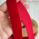 Велюровая лента, 2,5 см, красная, рулон 9 м Велюровая лента, 2,5 см, красная, рулон 9 м