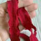 Стрічка жатка (D22325), 2,5 см, червона, рулон 9 м