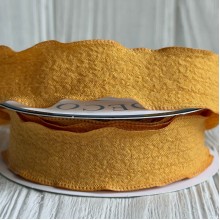 Стрічка жатка (D22325), 2,5 см, апельсинова, рулон 9 м