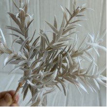 Добавка веточка розмарина (С30854), 19х5 см, бежево-серая, упаковка 8 шт.