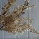 Добавка веточка аспарагуса (С30852), 22х3 см, золотая, упаковка 10 шт.