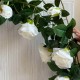 Цветочная лиана с розами (С31039), 1,1 м, белая, шт. Цветочная лиана с розами (С31039), 1,1 м, белая, шт.
