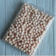 Помпоны бархатные (пастельные), 1,5 см, персиковые, упаковка 500 шт. Помпоны бархатные (пастельные), 1,5 см, персиковые, упаковка 500 шт.