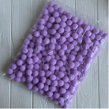 Помпони оксамитові (пастельні), 2,5 см, бузкові, упаковка 250 шт. Помпони оксамитові (пастельні), 2,5 см, бузкові, упаковка 250 шт.