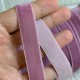 Лента велюр, 1,5 см, баклажановый, рулон 45 м