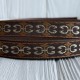 Жакард-вишиванка (ТВ-№9), 1,5 см, коричневий, рулон 45 м