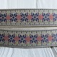 Жакард-вышиванка (ТВ-№16), 2,5 см, серый, рулон 45 м