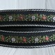 Жакард-вышиванка (ТВ-№18), 2,5 см, черный, рулон 45 м