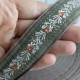Жакард-вышиванка (ТВ-№20), 2,7 см, оливковый, рулон 45 м