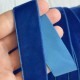 Лента велюр, 2,5 см, темно-синий, рулон 45 м Лента велюр, 2,5 см, темно-синий, рулон 45 м
