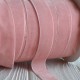 Лента велюр, 2,5 см, персиковый, рулон 45 м