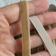 Лента велюр, 1 см, песочный, рулон 45 м