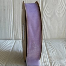 Велюровая лента, 2,5 см, лиловая, рулон 9 м