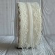 Кружевная лента (D30477), 4 см, молочная, рулон 23 м
