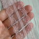 Кружевная лента (D30477), 4 см, коньячная, рулон 23 м