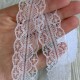 Кружевная лента (D30476), 3 см, белая, рулон 45 м Кружевная лента (D30476), 3 см, белая, рулон 45 м