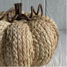 Тыква из ротанга (L01673), Ø20/20х14 см, натуральная, шт.