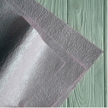 Упаковка для цветов «Жатая premium» перламутровая (J01310), 40х58 см, розово-сиреневая, упаковка 5 шт.