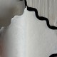 Бумага с бархатным кантом (J01312), 53х42 см, белая с черным, упаковка 5 шт.
