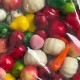 Микс фруктов и овощей, 3,5-5 см, цветной микс, упаковка 100 шт.