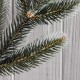 Еловая ветка (пятинарная), 30х12 см, зелено-белая, упаковка 10 шт.