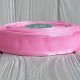 Органза с атласным кантом, 2,5 см, светло-розовый, рулон 45 м