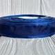 Органза с атласным кантом, 2,5 см, сапфировый, рулон 45 м