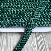 Тесьма самоса, 1,8 см, изумрудный, моток 18 м