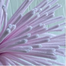 Синельная проволока простая, 6 мм х 30 см, нежно-розовый, 100 шт.